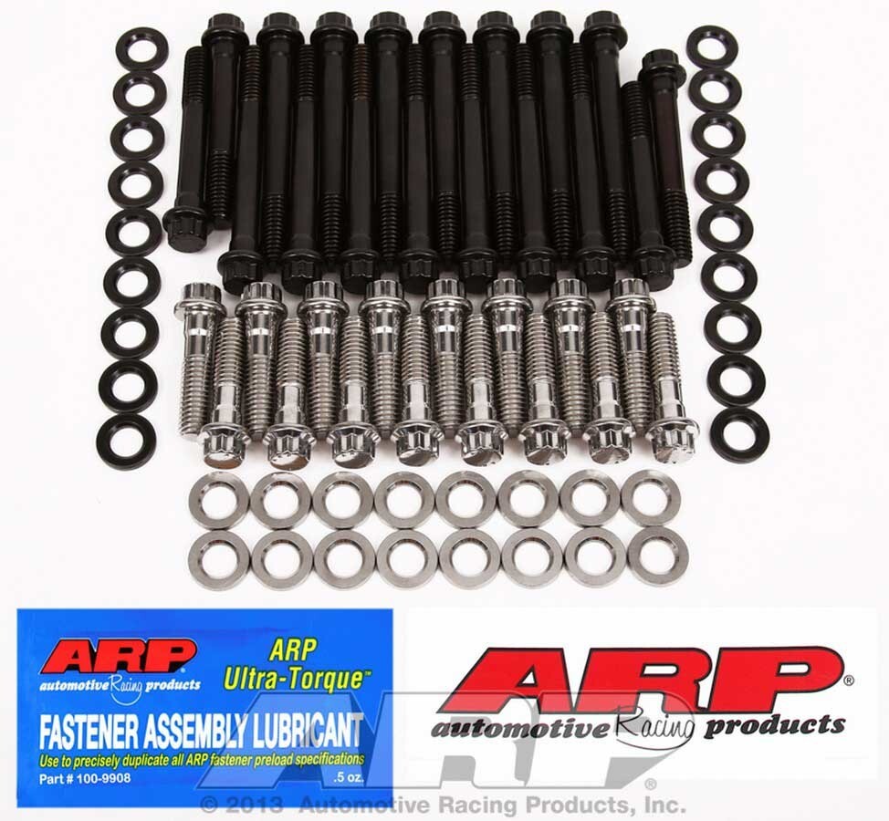 ARP SBC Head Bolt Kit 12pt High Perf. Chromoly Black Small Block Chevy
