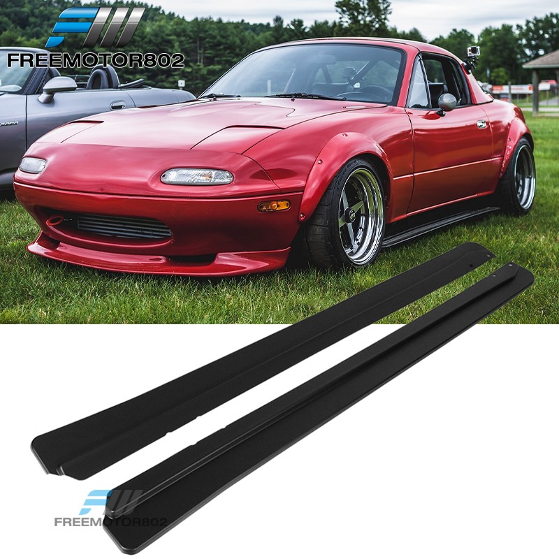 Fits 90-97 Mazda MX-5 Miata NA Side Skirts FD Style Extensions Panels Pair PP Fits 90-97 Mazda MX-5 Miata NA Side Skirts FD Style Extensions Panels Pair PP