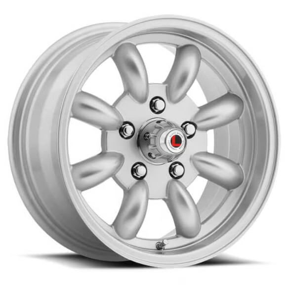 Legendary Wheels T/A 8-Spoke - 17 x 7 in. - 5 x 4.5 - 4.25 bs - Silver