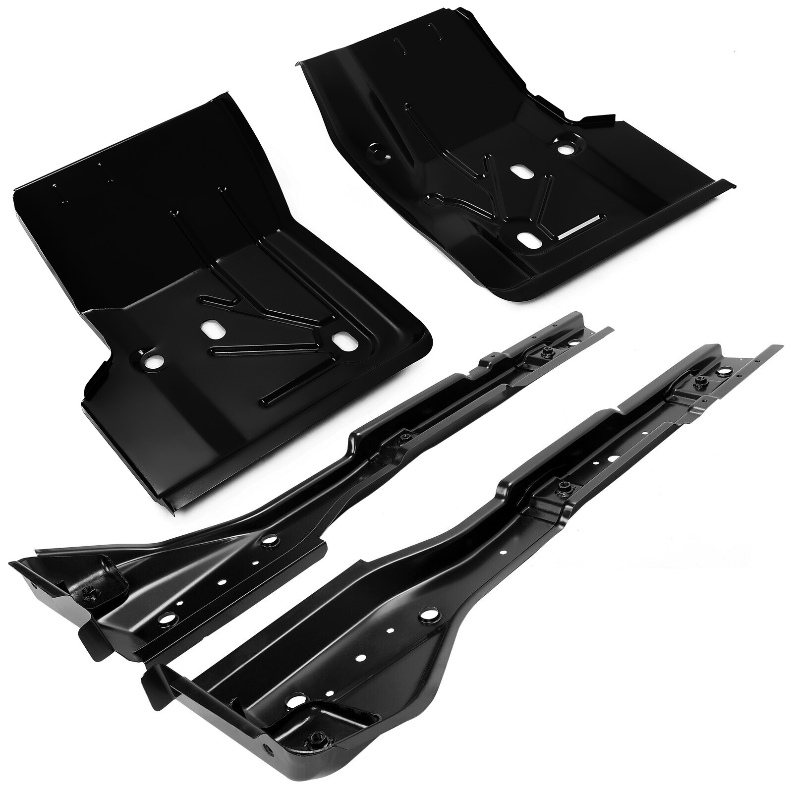 Fit 1997-2006 Jeep TJ Wrangler Front Floor Pans and Torque Box Set Floor Support Fit 1997-2006 Jeep TJ Wrangler Front Floor Pans and Torque Box Set Floor Support