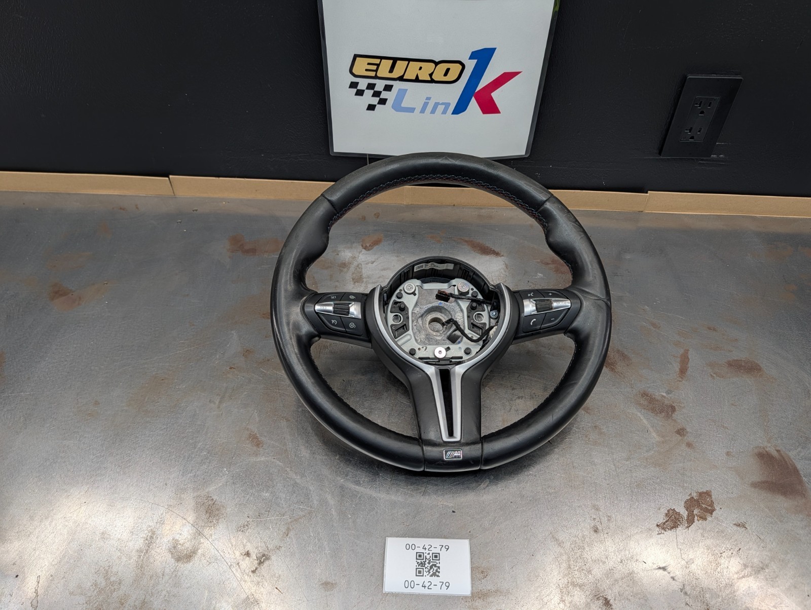15-21 BMW F80 F82 F87 M2 M3 M4 Steering Wheel Black MANUAL Heated ⚠️WORN