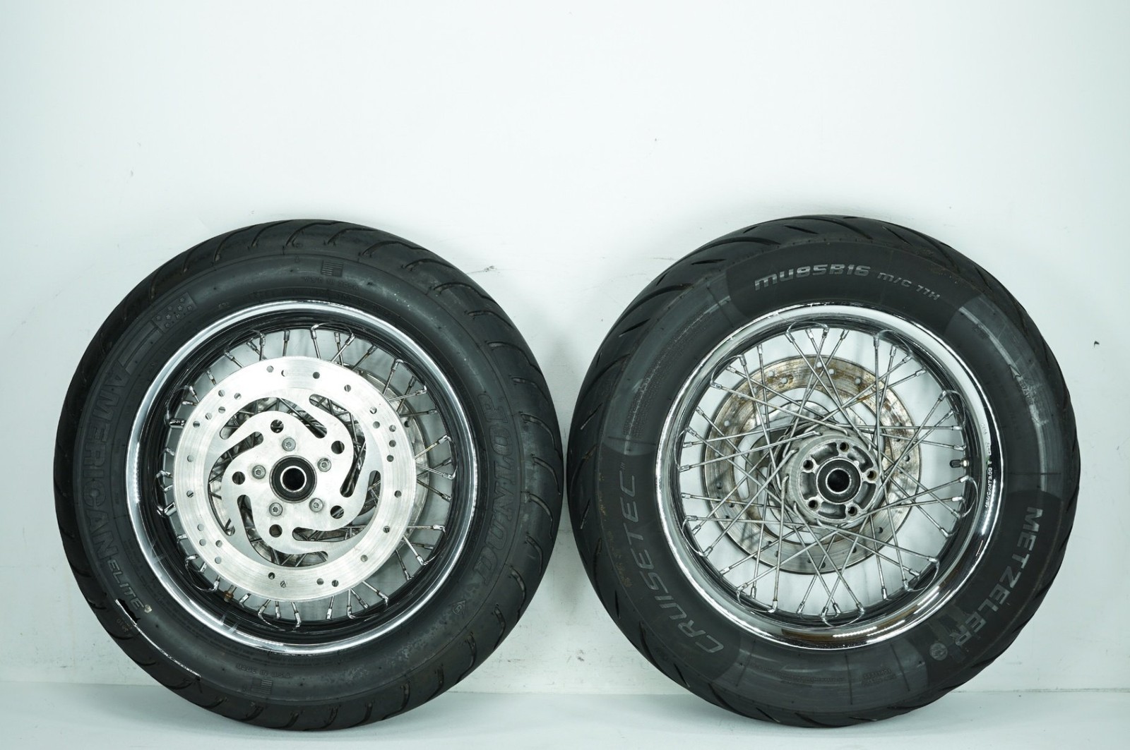 2007 Harley Touring Road King Classic OEM Front Rear Wheel Rim Tire Spoked 16\