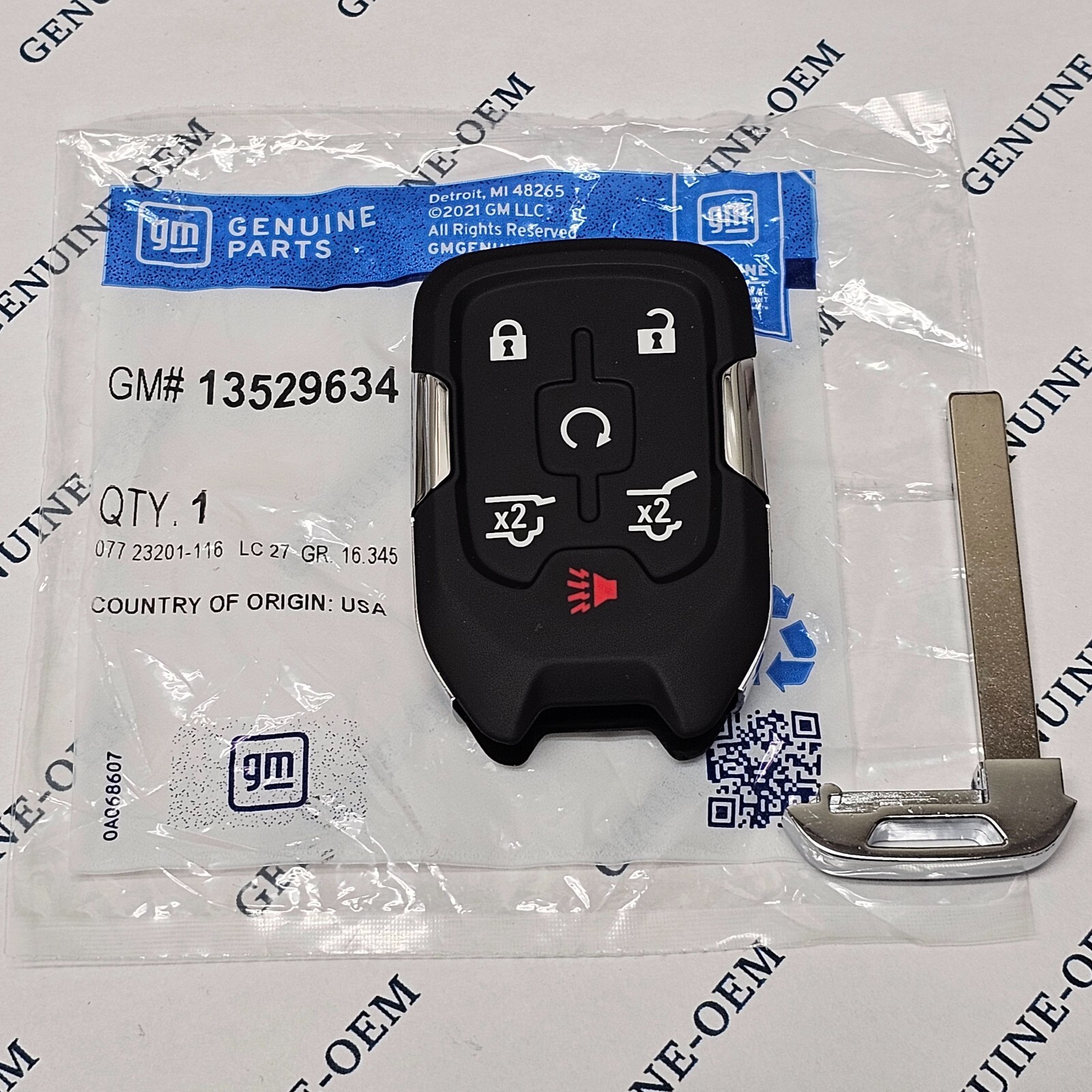 2015-20 Chevrolet Tahoe Suburban Keyless Smart Key Proximity Entry 13529634 OEM