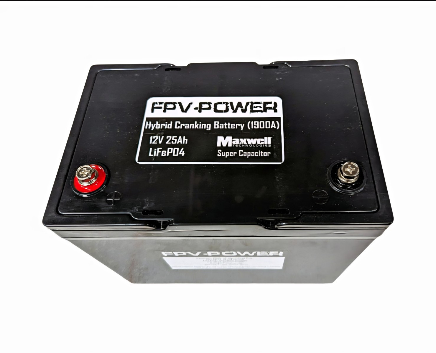 12 Volt Lithium Starting Battery 1900 Cold Cranking Amp LifePO4 - Group 24 – NEW