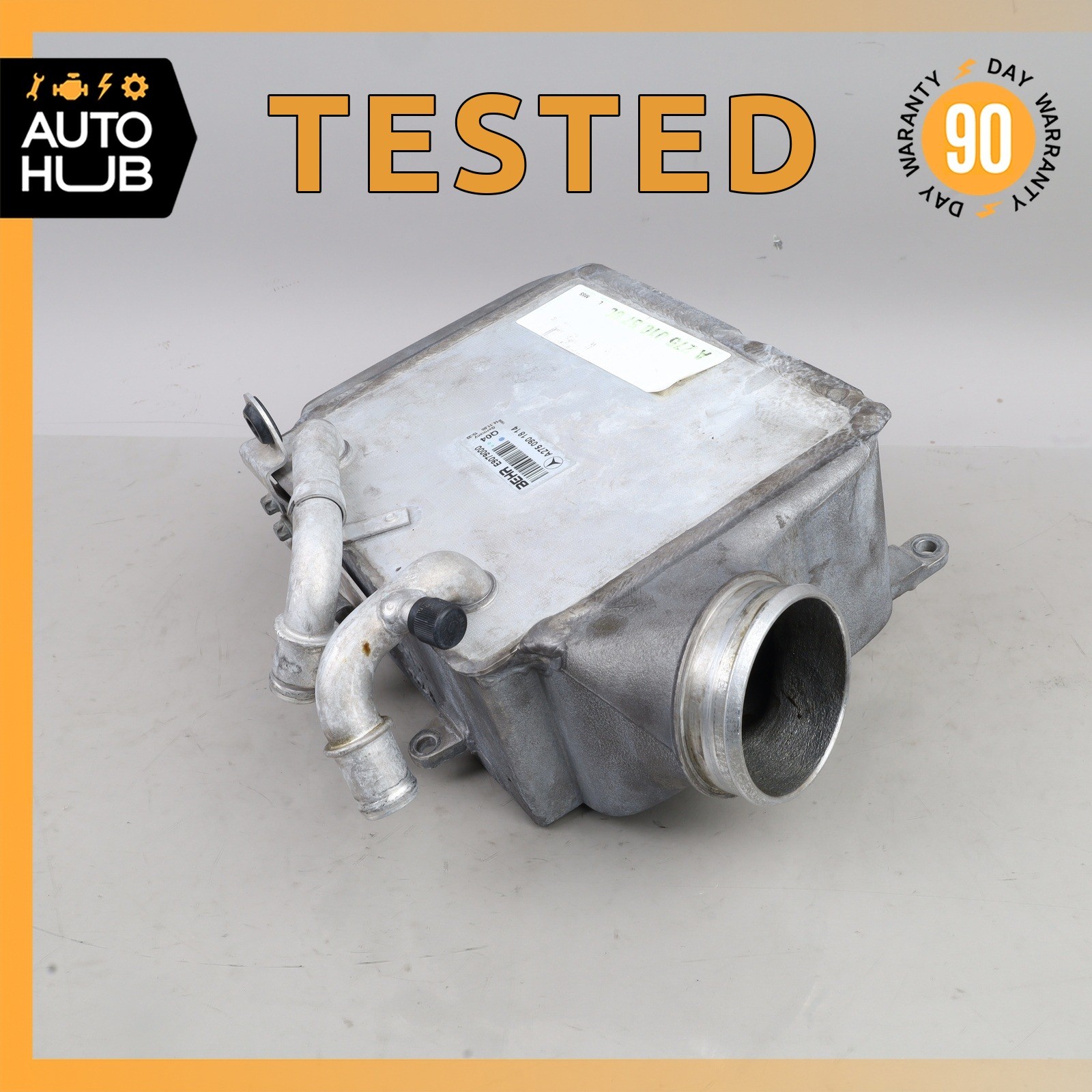 03-12 Mercedes W221 S600 CL600 S65 Left Driver Turbo Intercooler Radiator OEM 03-12 Mercedes W221 S600 CL600 S65 Left Driver Turbo Intercooler Radiator OEM