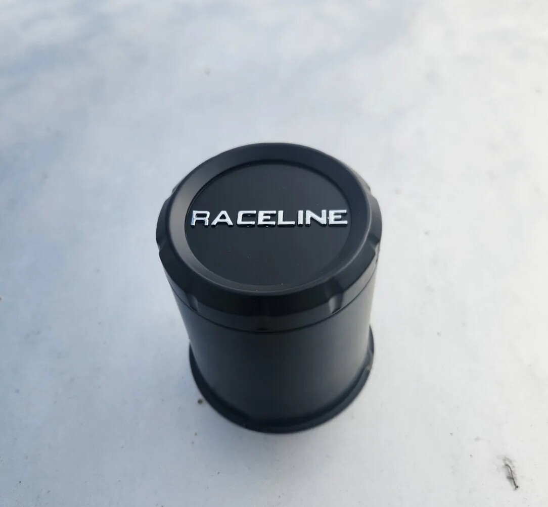 3.19 BLACK PUSH THRU Center Cap RACELINE 3.19 BLACK PUSH THRU Center Cap RACELINE