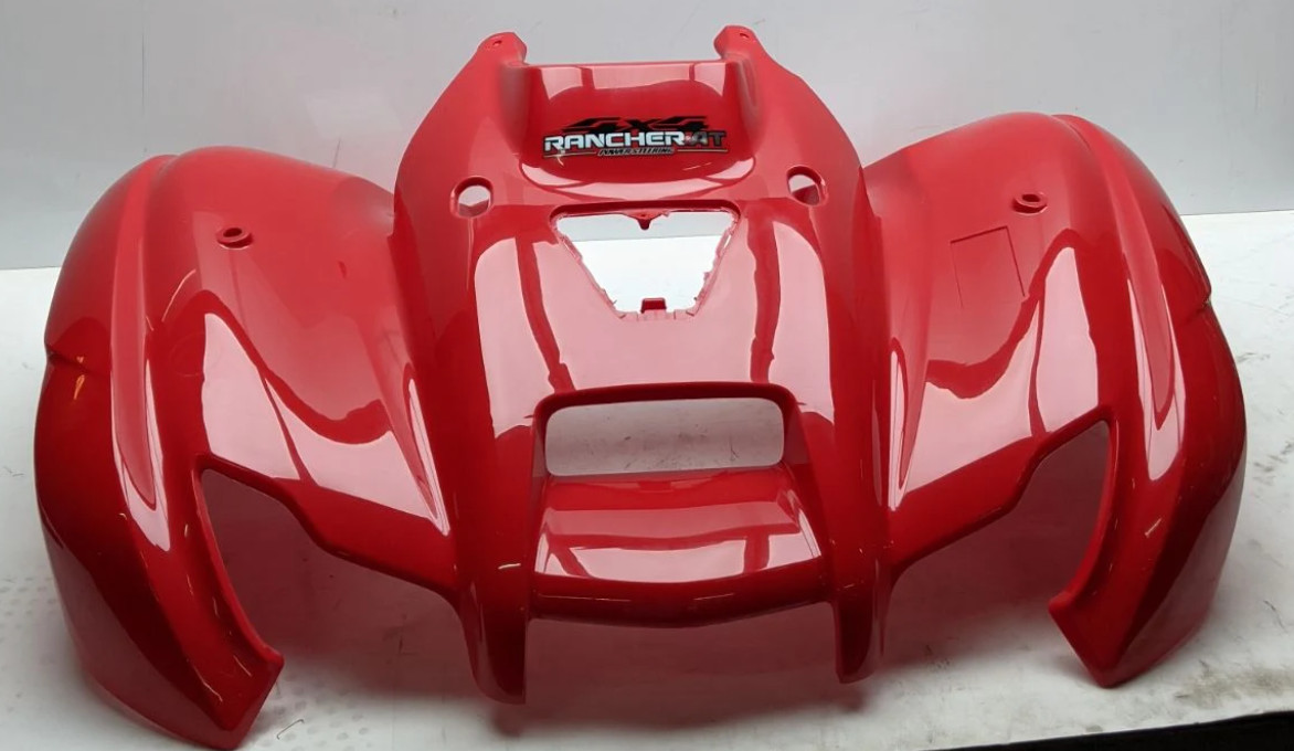 09-14 Honda Fourtrax Rancher 420 Front Fender Set Patriot Red 61105-HP7-A30ZC