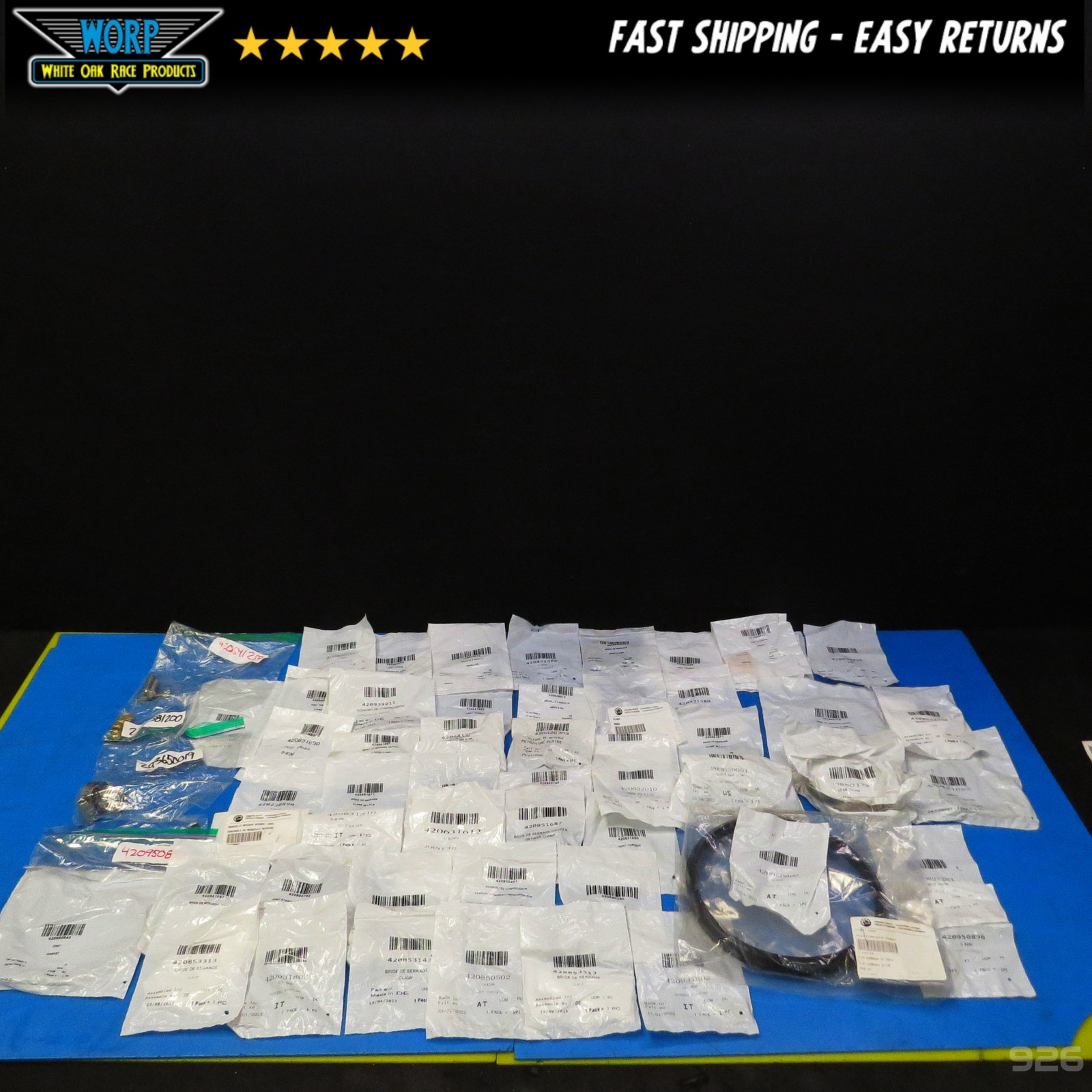 SEADOO CAN AM BRP ASSORTED PARTS LOT CLAMPS SEALS GASKETS ETC GTI GTX GTR X3 SEADOO CAN AM BRP ASSORTED PARTS LOT CLAMPS SEALS GASKETS ETC GTI GTX GTR X3