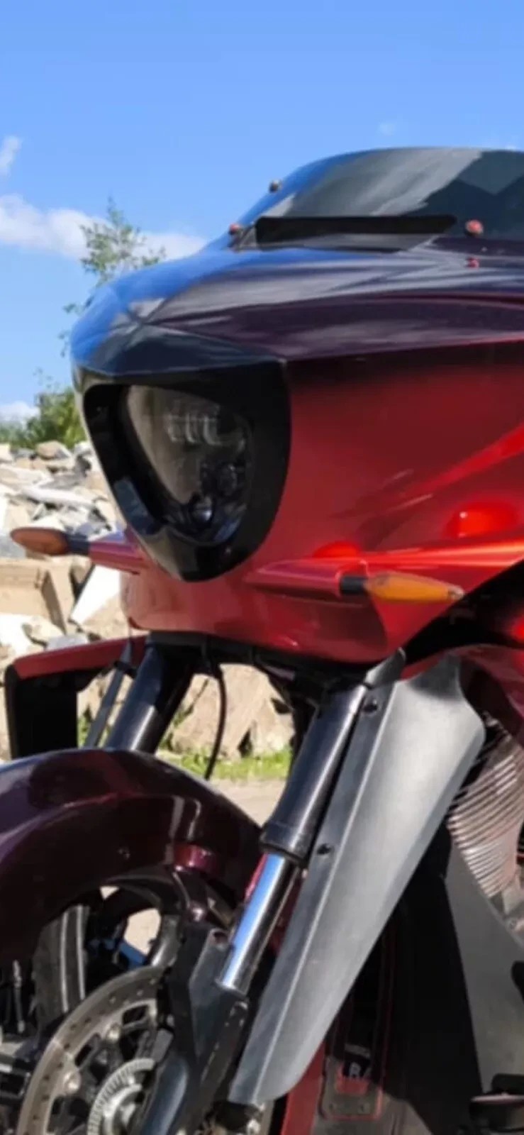 Victory Cross Country Magnum Headlight Bezel Fairing 2010-2017 VORDR
