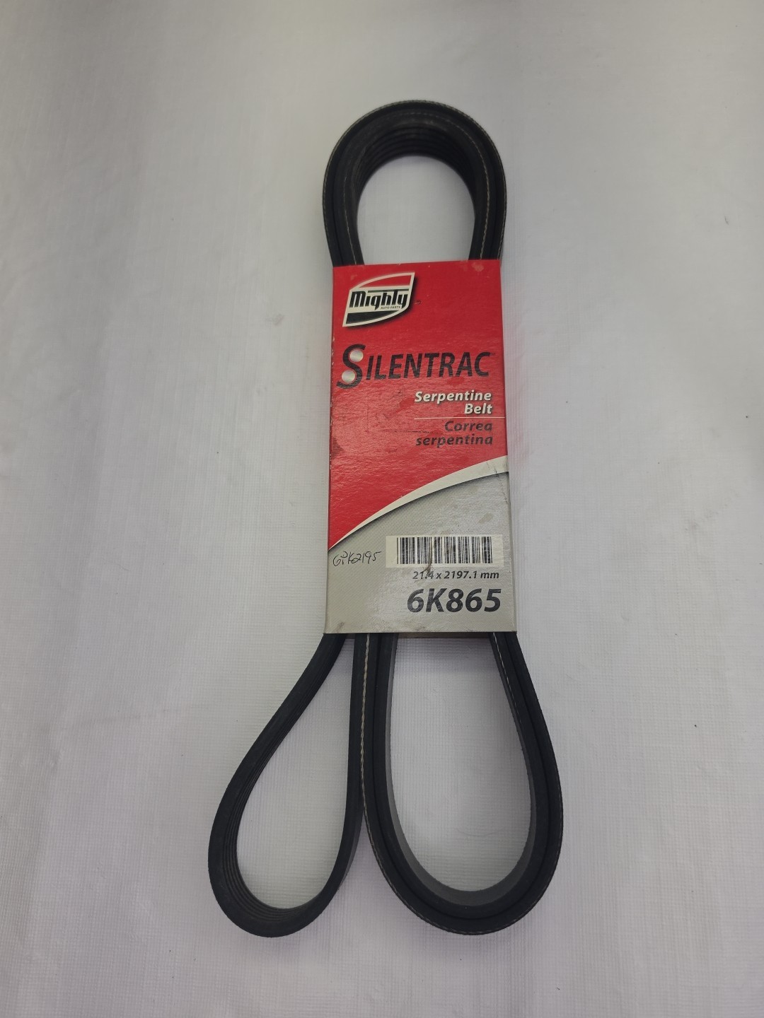 Serpentine Belt Mighty 6K865 5060865 6PK2195 K060864 Serpentine Belt Mighty 6K865 5060865 6PK2195 K060864