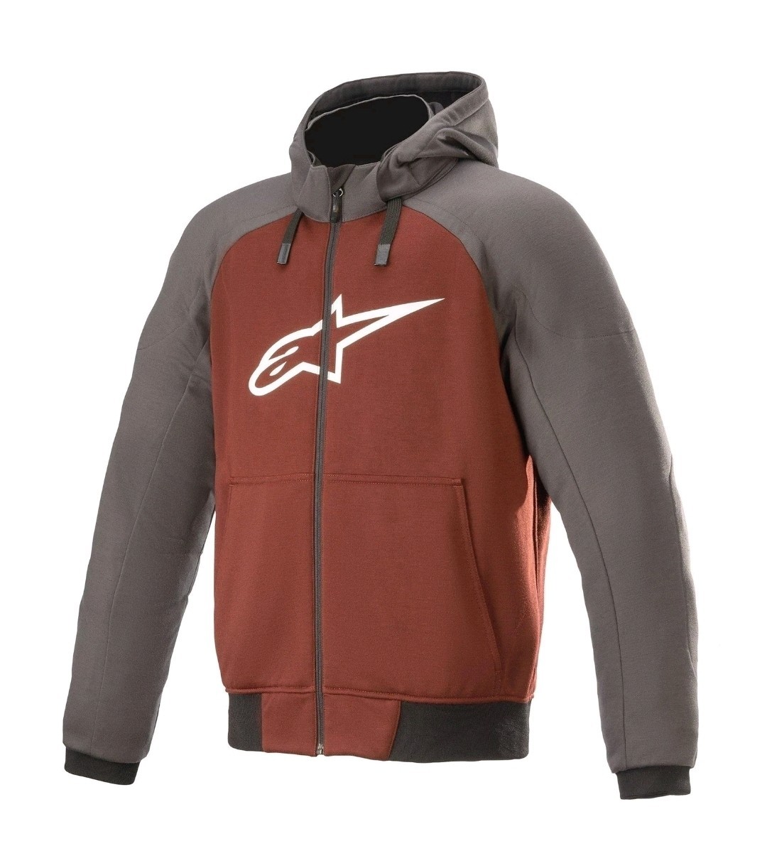Alpinestars Chrome Sport Hoodie (Tar Gray/Burgundy) Size Medium Alpinestars Chrome Sport Hoodie (Tar Gray/Burgundy) Size Medium