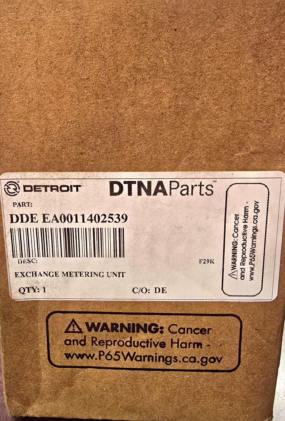 Def Dosing Unit DDE EA0011402539 Def Dosing Unit DDE EA0011402539