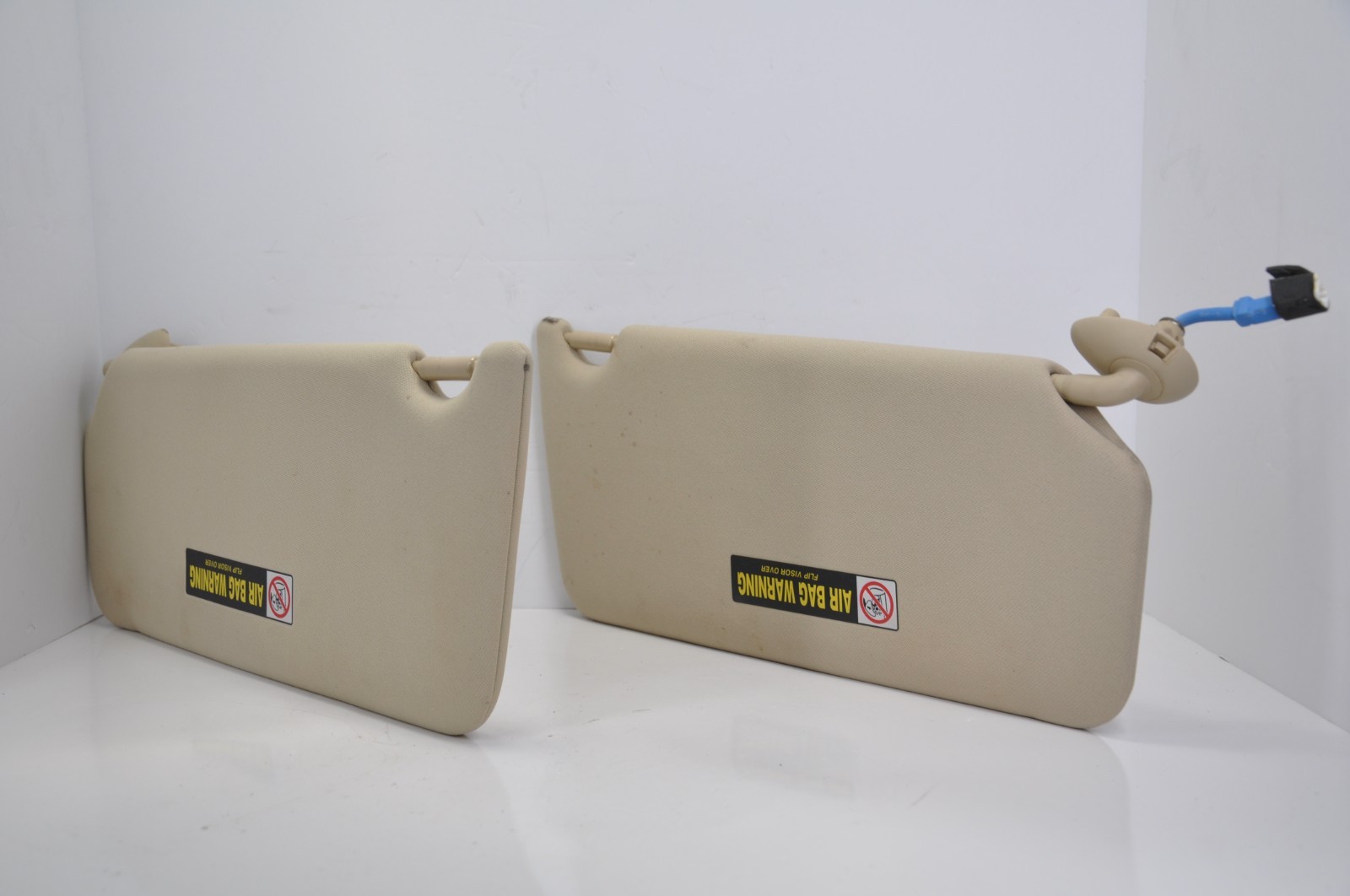 🚘✅ 2009 - 2014 ACURA TL Sunvisor Sun Visor Right Left Pair Set BEIGE Lights OEM