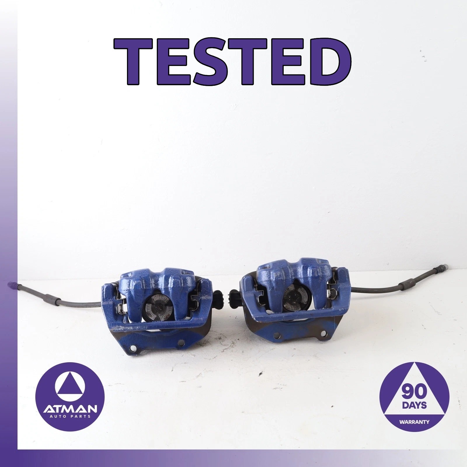 12-19 BMW F06 M6 M5 M-Sport Rear Left & Right Brake Caliper Set w/ Actuator OEM 12-19 BMW F06 M6 M5 M-Sport Rear Left & Right Brake Caliper Set w/ Actuator OEM