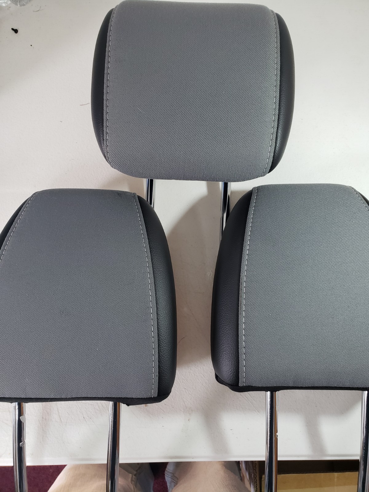2014-2019 Ford Fiesta Set of 3 Rear Headrests Folding Recaro Headrests OEM 2014-2019 Ford Fiesta Set of 3 Rear Headrests Folding Recaro Headrests OEM