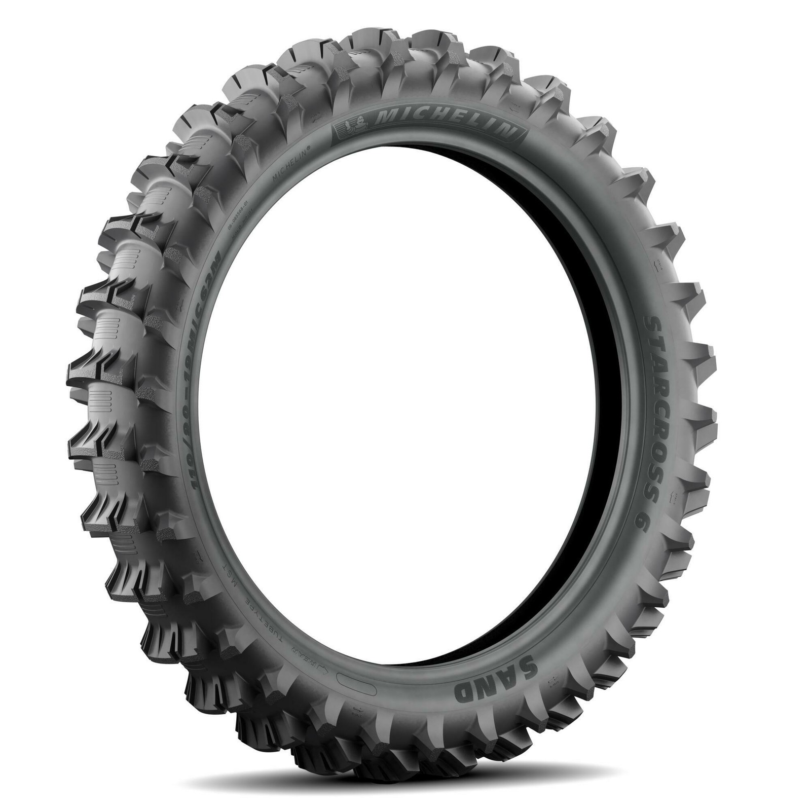 Michelin StarCross 6 Sand Rear Tire 110/90-19 62M Michelin StarCross 6 Sand Rear Tire 110/90-19 62M