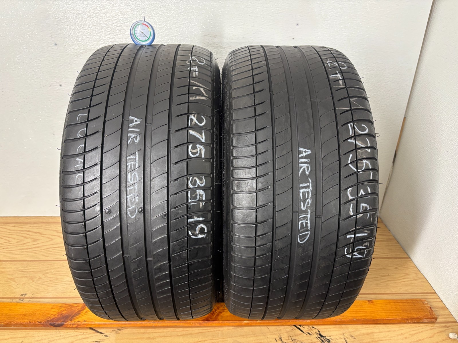NO SHIPPING ONLY LOCAL PICK UP 2 Tires 275 35 19 Michelin Primacy 3 Run Flat