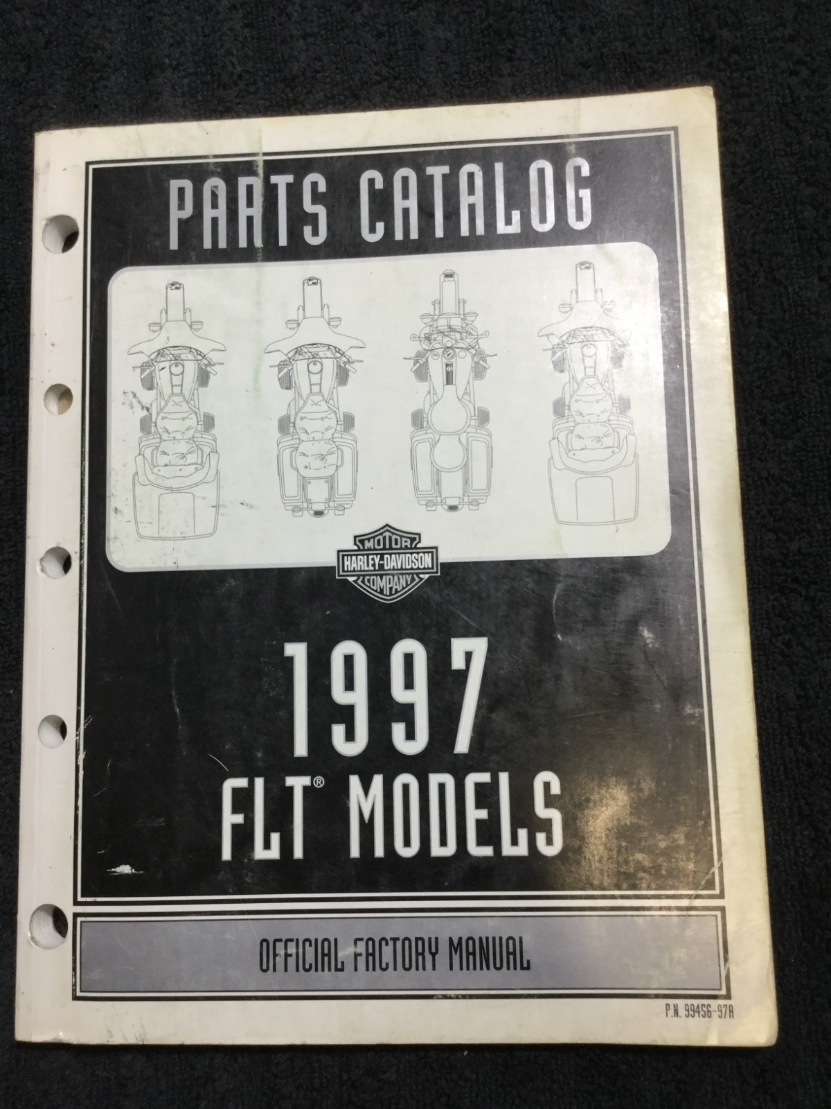 1997 Harley Davidson FLT Parts Manual : 99456-97A
