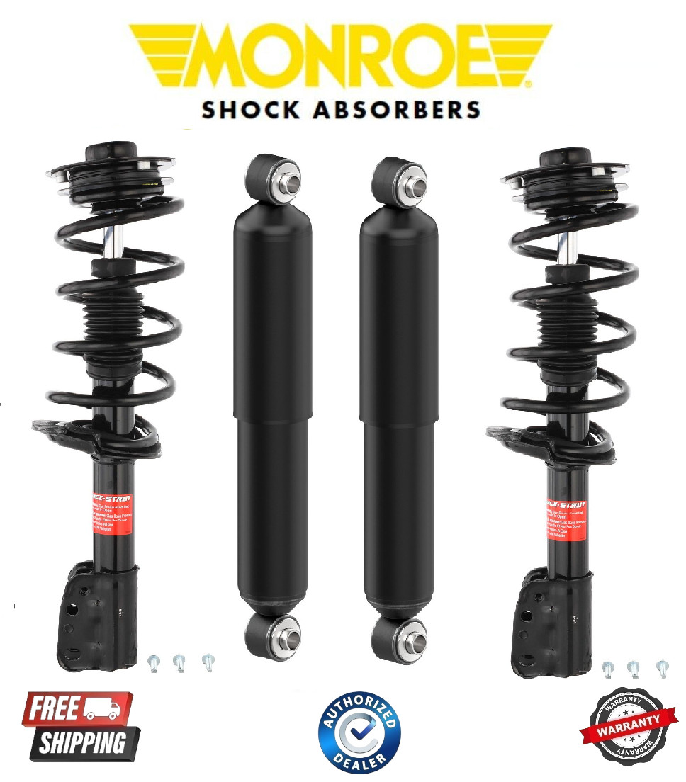 Monroe Front Struts & Coils Rear Shock Absorbers Set for 2010-2017 GMC Terrain