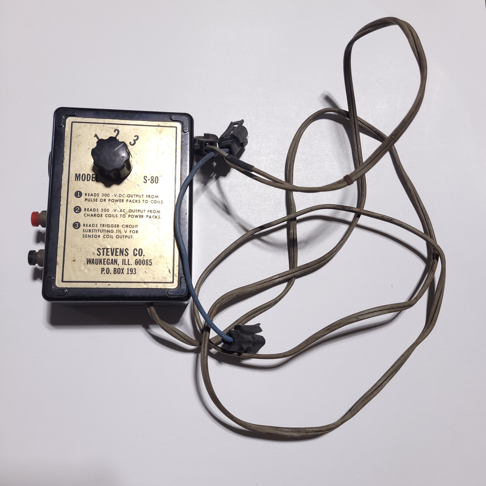 Vtg Stevens Company S-80 Outboard Engine Coil Tester 