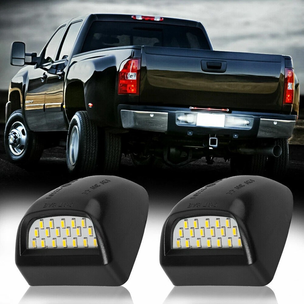 2x LED License Plate Tag Light Lamp For Chevy Silverado 1500 2500 3500 1999-2013 2x LED License Plate Tag Light Lamp For Chevy Silverado 1500 2500 3500 1999-2013