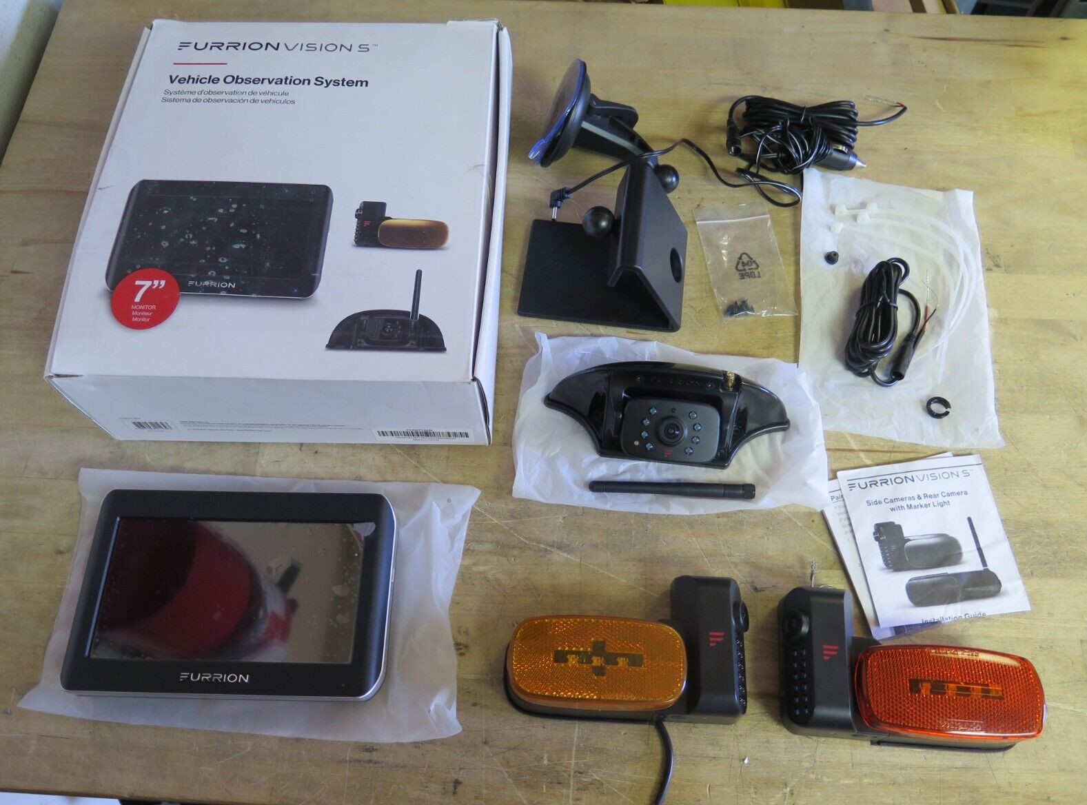 Furrion FOS07TAEN Vision S Vehicle Observation System, Rear & 2 Sides Used (5C1)