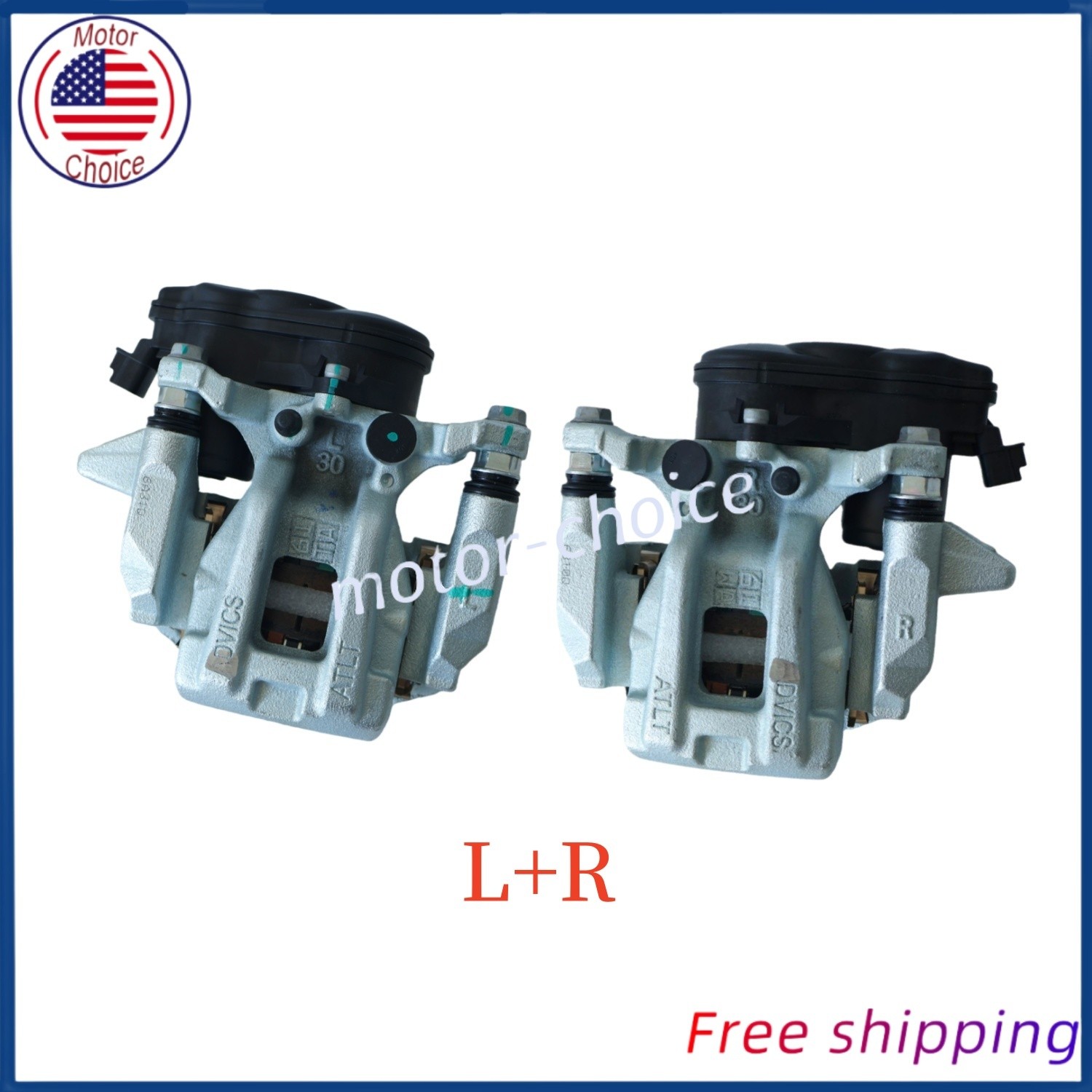 New 1Pair Rear Left + Right Disc Brake Calipers For Toyota Corolla 2019-2025 FWD