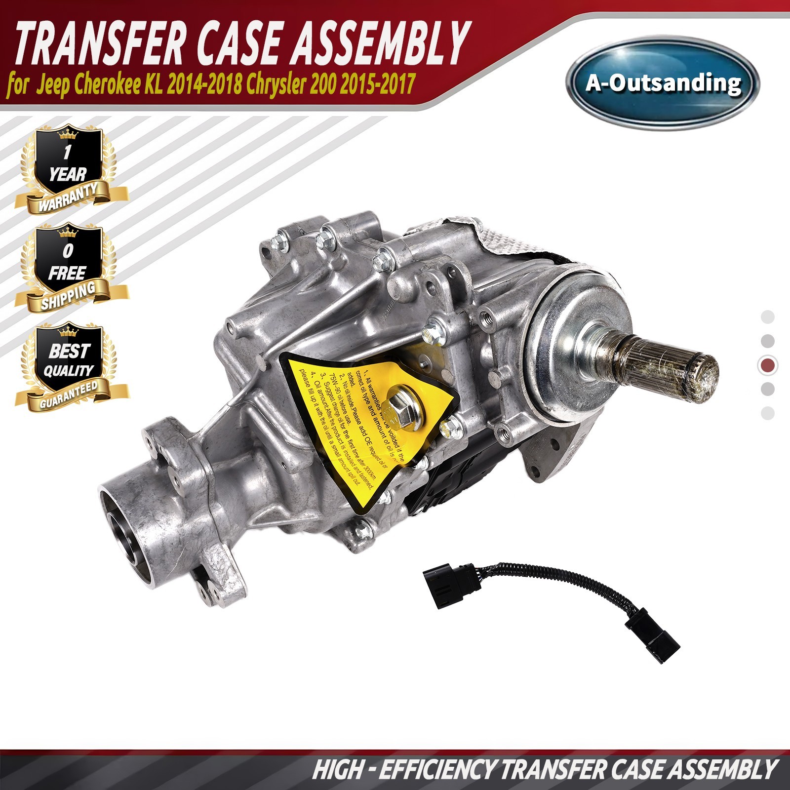 Transfer Case Assembly For Jeep Cherokee KL 2014-2018 Chrysler 200 2015-2017