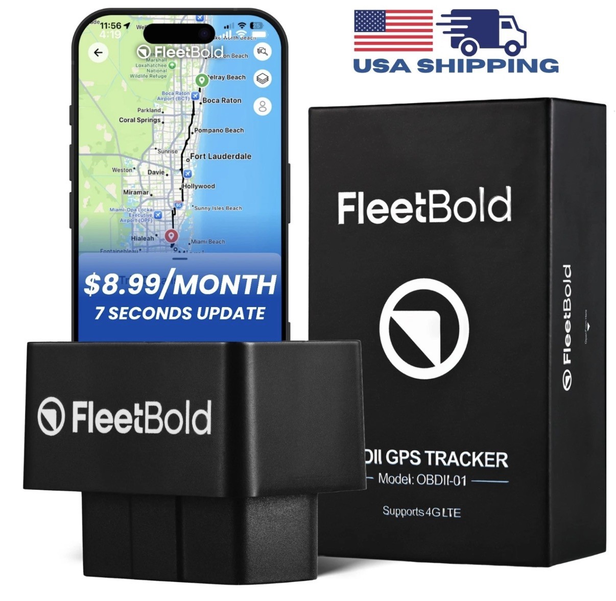 GPS Tracker for Vehicles – $8.99/Month Full Tracking for Turo 