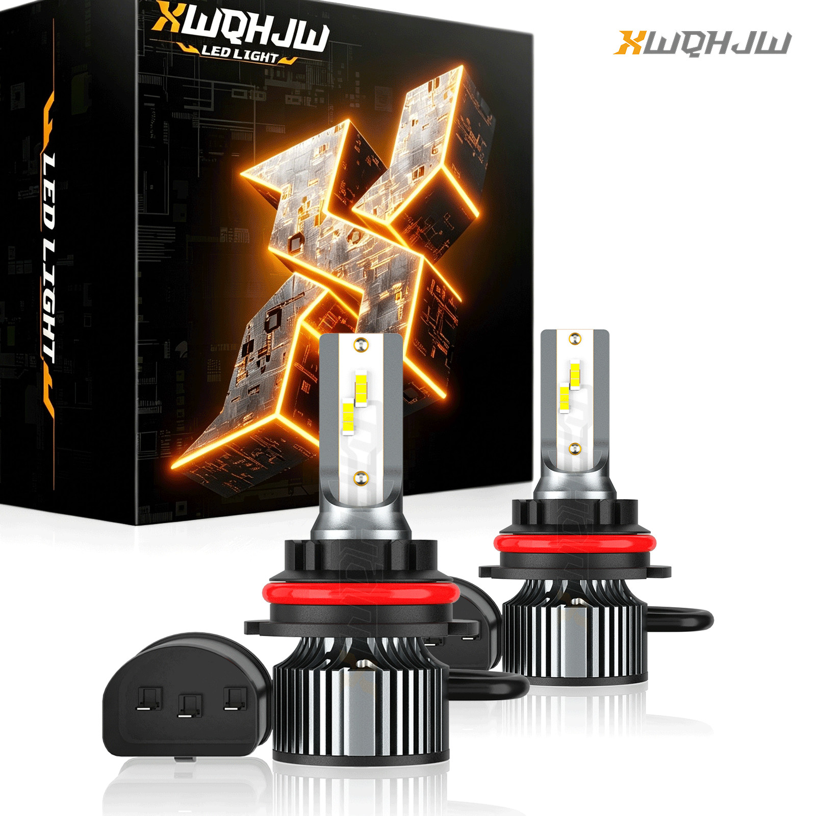 Pair HB5/9007 LED Headlight Conversion Kit Bulbs High Low Beam White 6000K Lamps