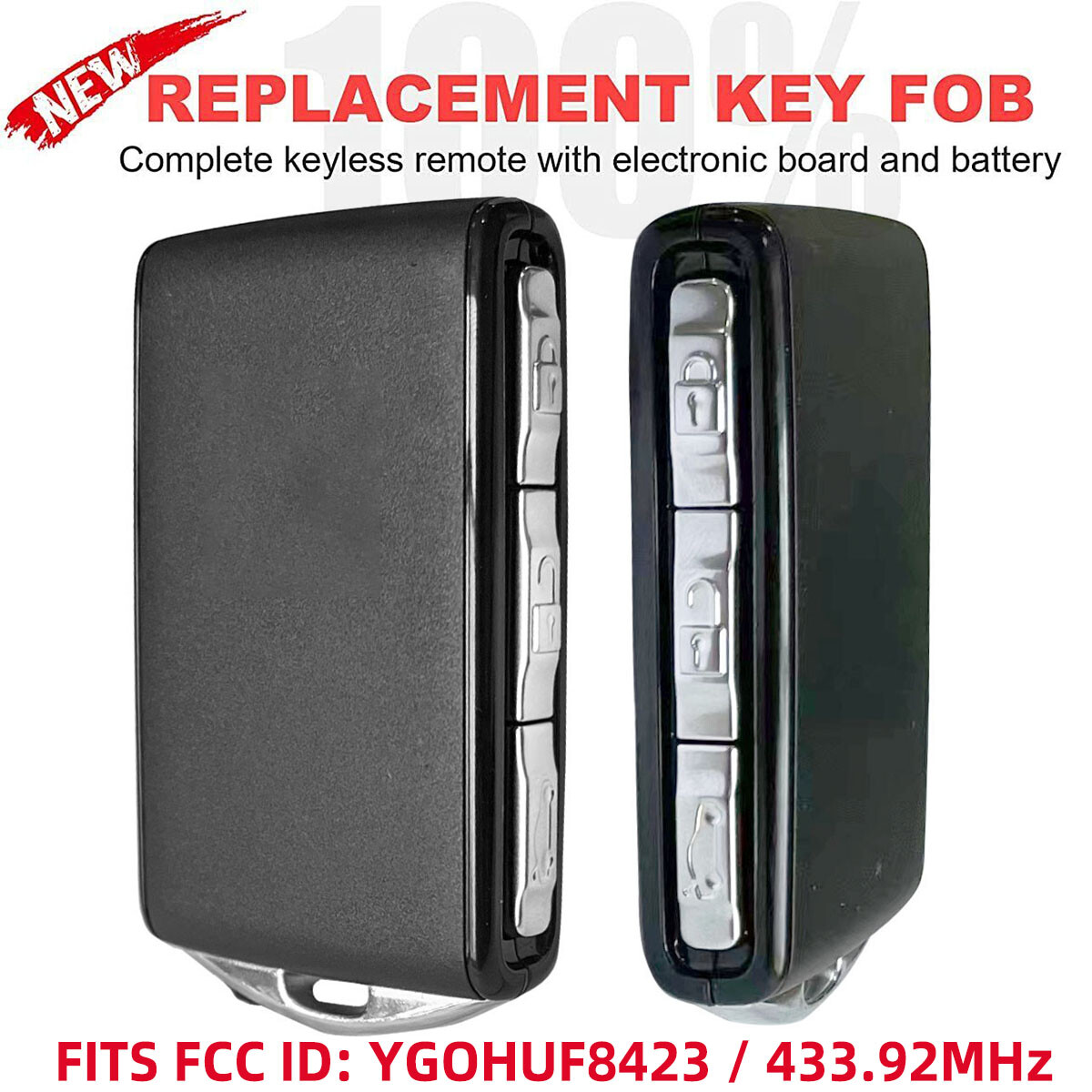 2 for Volvo S60 S90 V60 V90 XC40 XC60 XC90 16-21 Smart Remote Key Fob YGOHUF8423