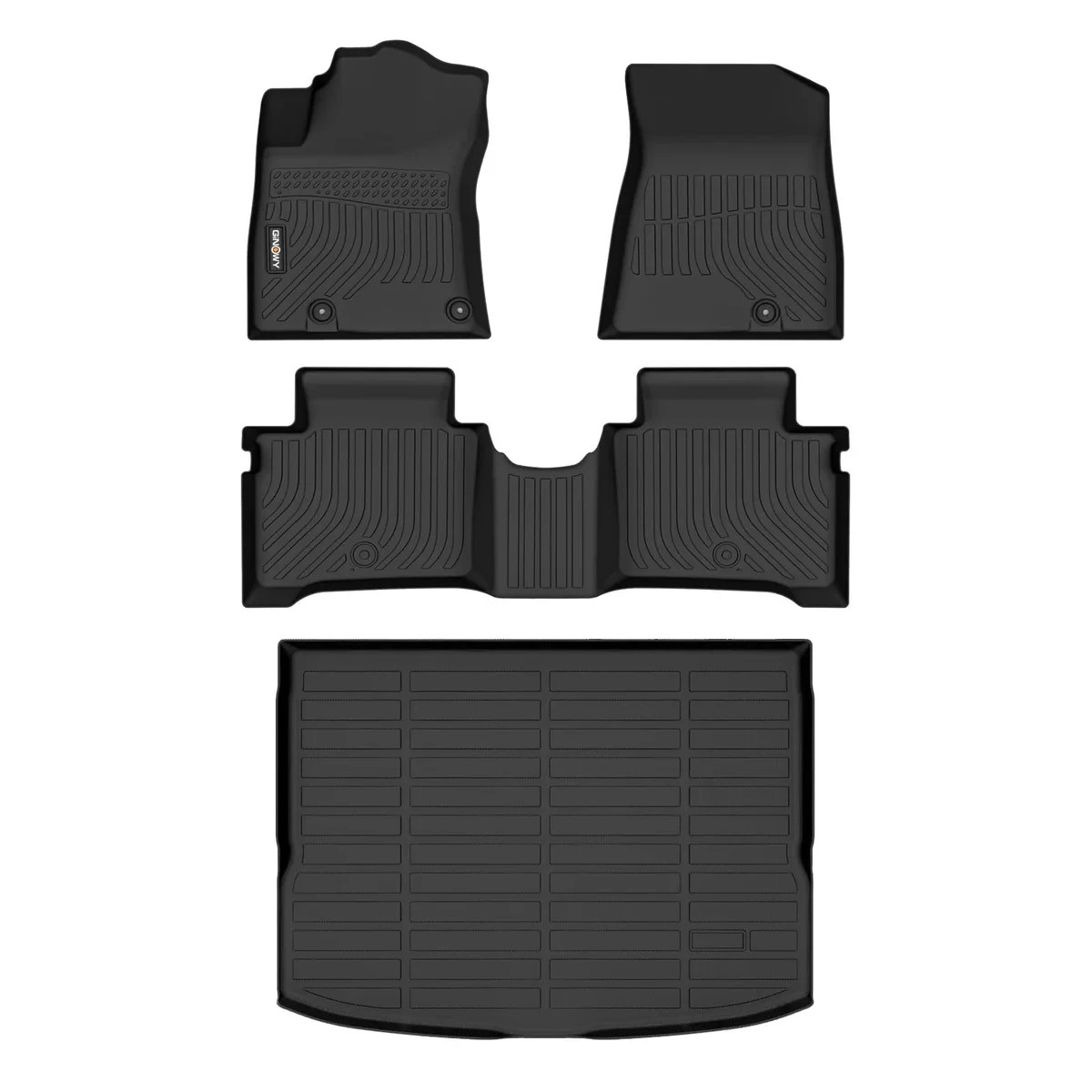 GINOWY-Floor Mats & Cargo Liner for Kia NIRO & NIRO Hybrid-Not for NIRO EV/PHEV.