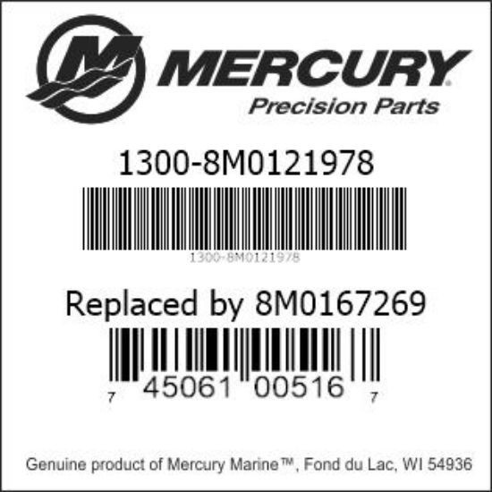 New/ OEM Mercury Carburetor Part# 8M0121978 / 8M0167269 New/ OEM Mercury Carburetor Part# 8M0121978 / 8M0167269