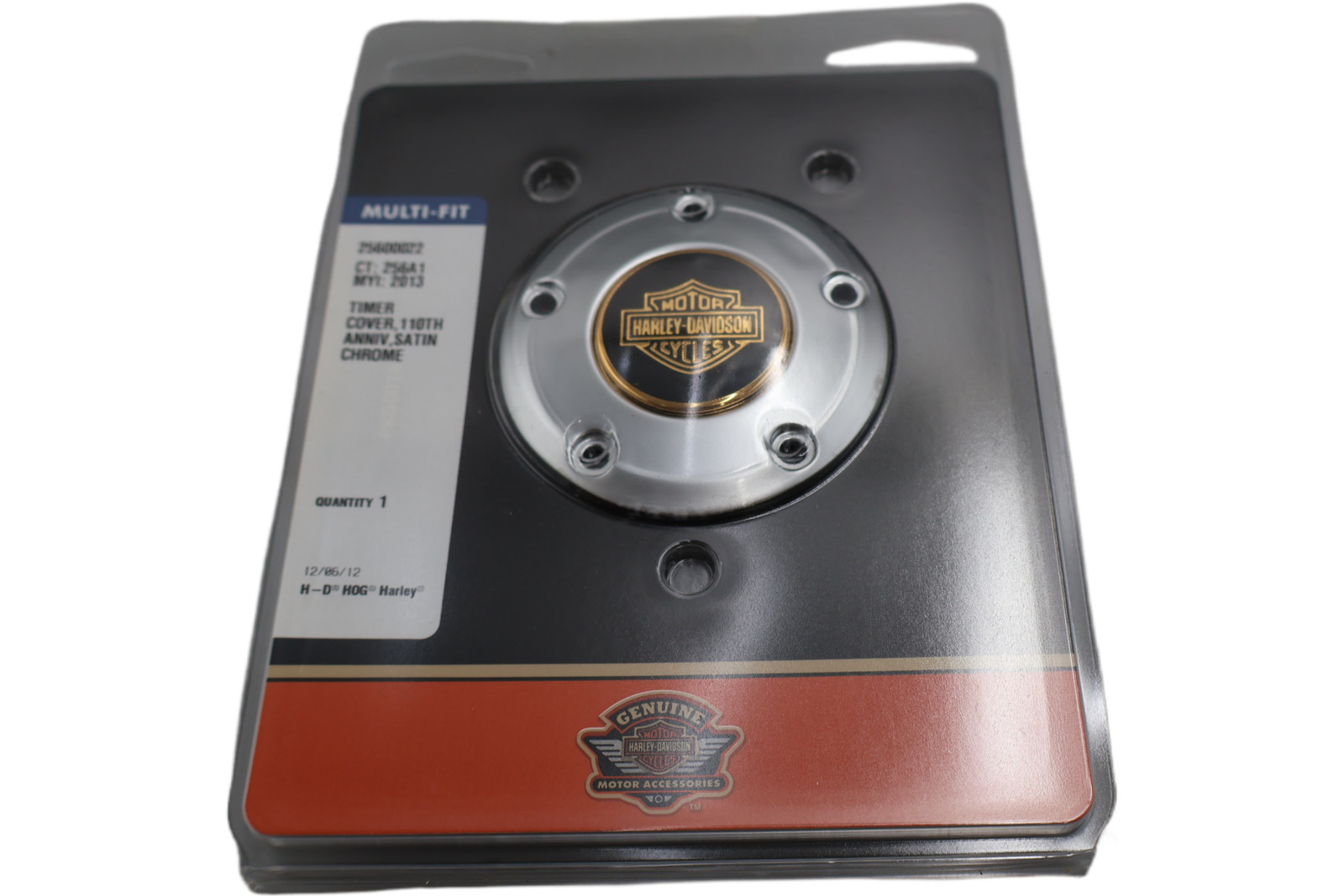 25600022 NEW OEM 1999-2017 HARLEY-DAVIDSON TWIN CAM TIMER COVER SATIN CHROME