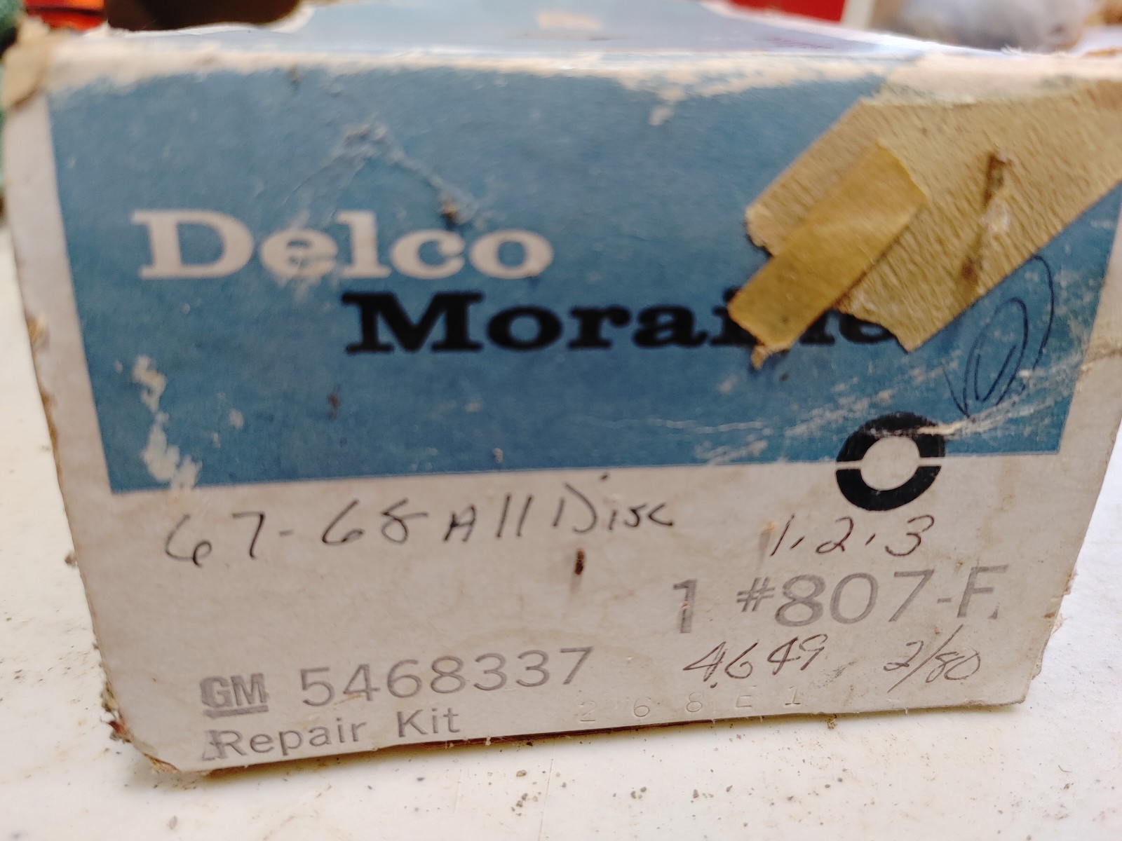 NOS GM 5468337 Repair Kit 1967-68 Pontiac Olds Buick GTO (Q2CE1) NOS GM 5468337 Repair Kit 1967-68 Pontiac Olds Buick GTO (Q2CE1)
