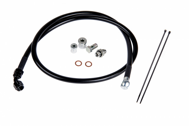 Fleece Performance Remote Turbo Oil Feed Line Kit for 6.6L Duramax Turbochargers