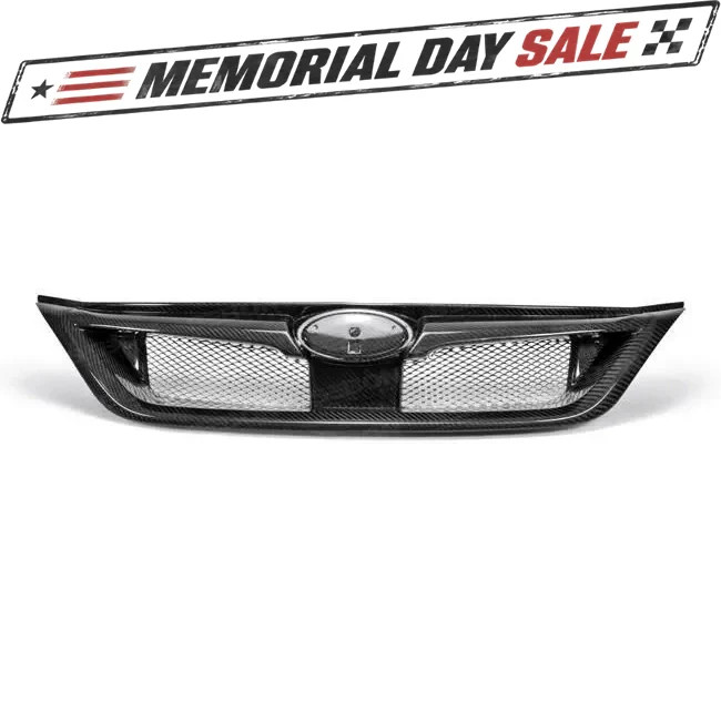 Seibon Carbon Fiber Front Grill For 2011-2014 Subaru WRX & STI
