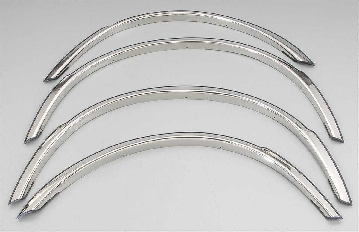 THE BEST FENDER TRIM FOR CHEVY COLORADO 04-12 Stainless Steel High Polish SET/4