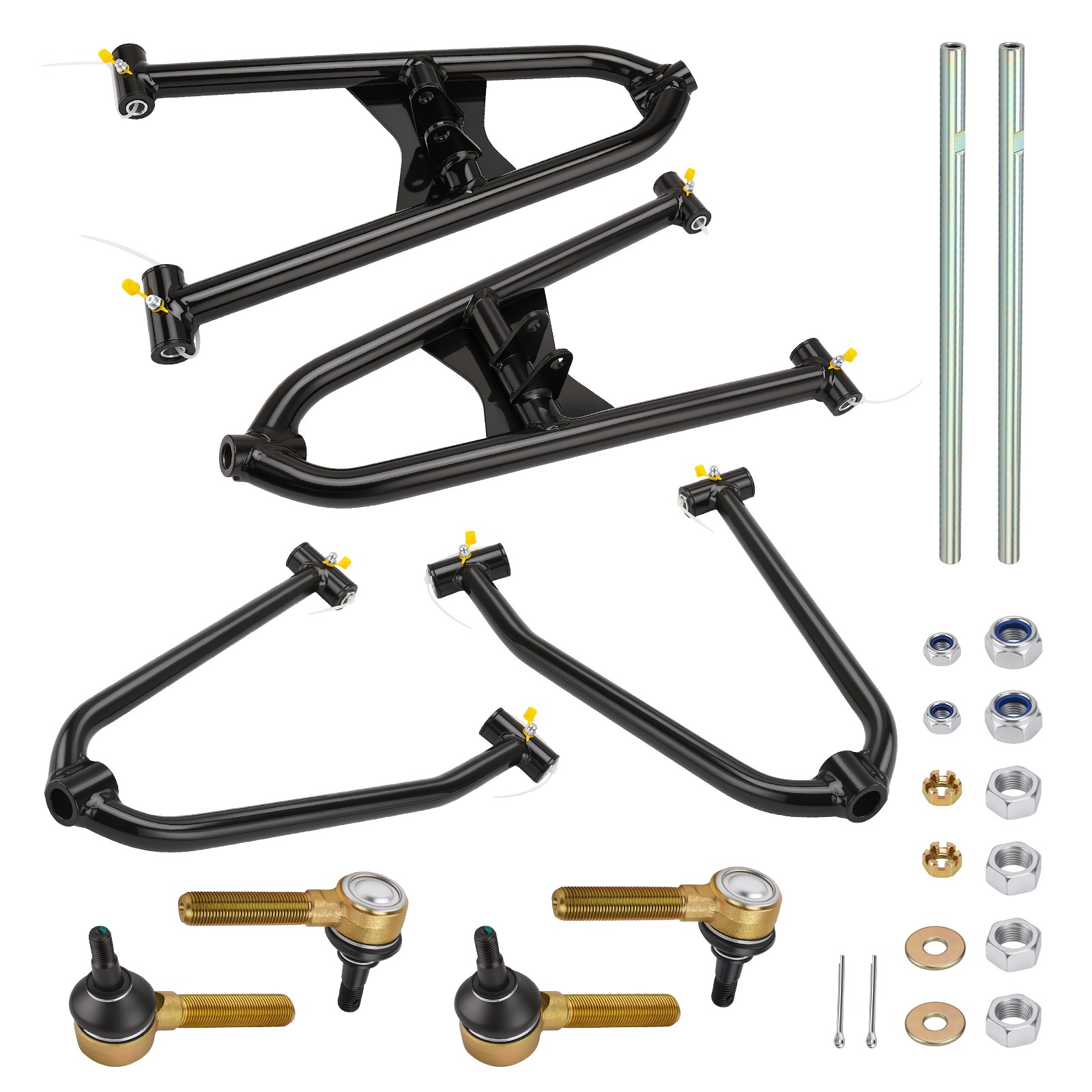 +3+0 Chromoly Fully Adjustable A Arms Kit For Suzuki QuadSport Z400 LTZ400 03-08