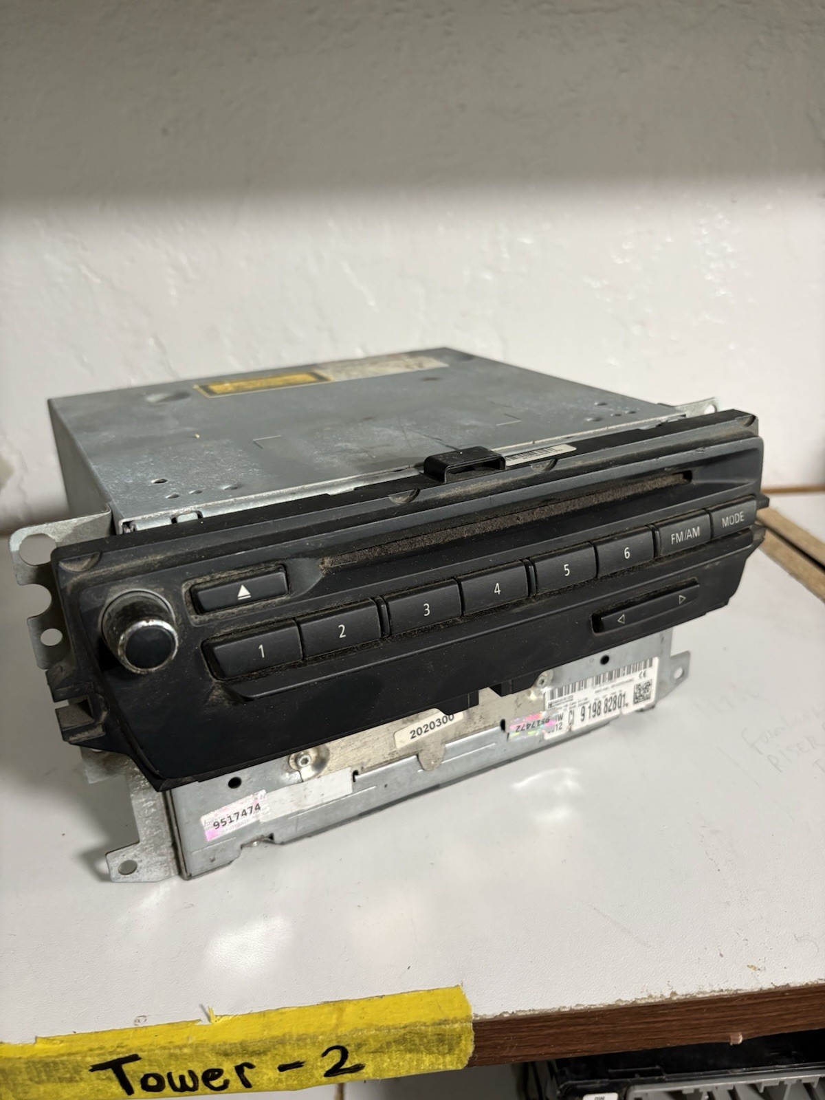 2009 BMW 328I Z4 335I AM/FM NAVIGATION RADIO RECEIVER RDO OEM 6512 CI 9198 82801