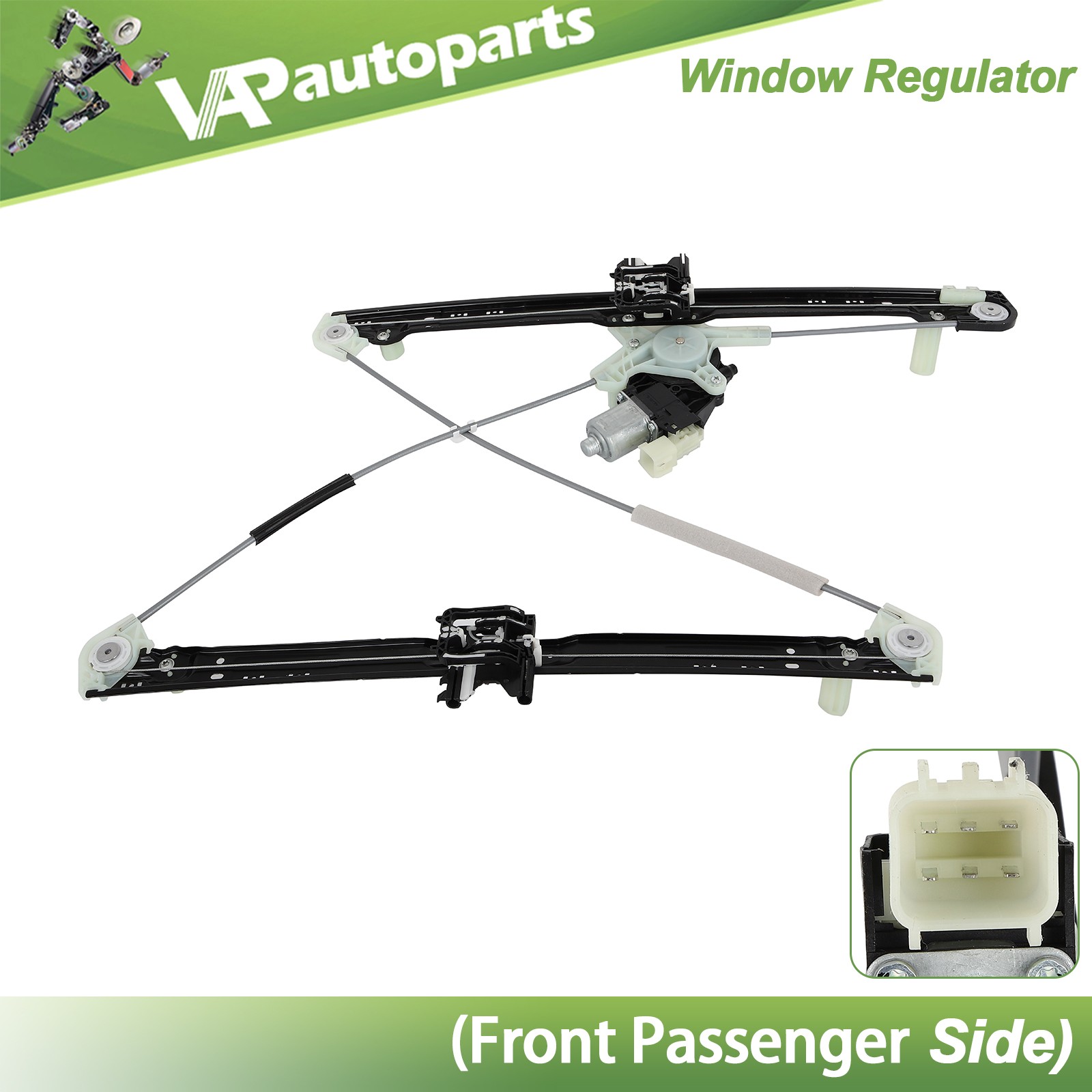 For 14-22 Land Rover Range Rover Sport Power Window Regulator w/ Motor Front RH
