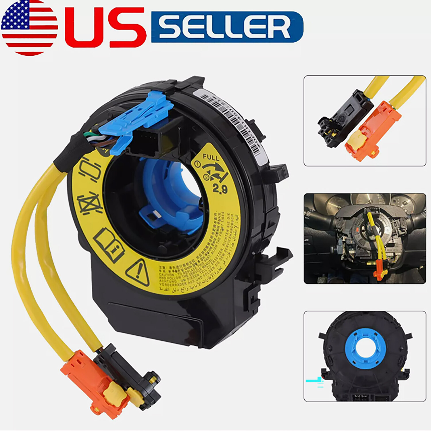 Clock Spring Spiral Cable for 2011 2012 2013 2014 2015 Kia Sorento 93490-2P400