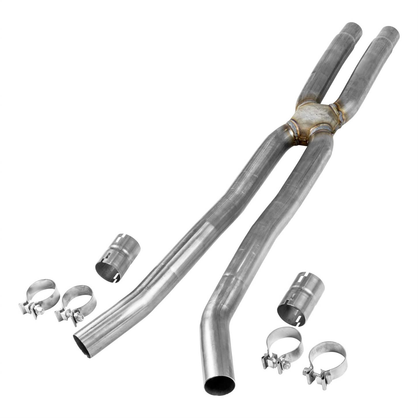 Flowmaster 817817 Resonator-Delete X-Pipe, 2018-19 Fits Mustang GT