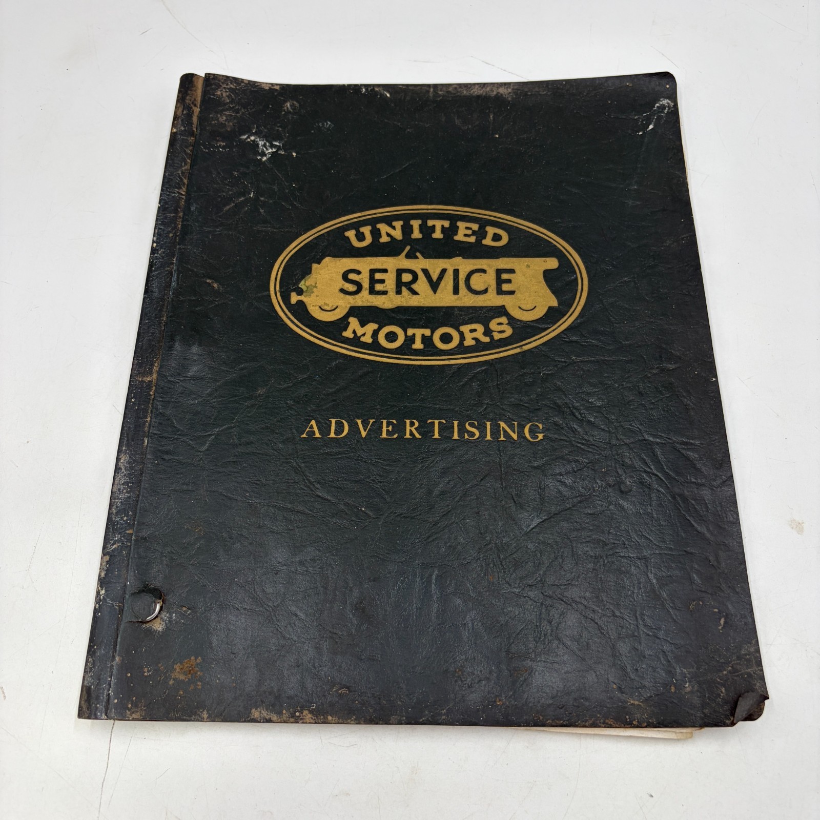 1930s-40s United Motors Service Advertising Bulletin Binder Delco GM Signs 1930s-40s United Motors Service Advertising Bulletin Binder Delco GM Signs