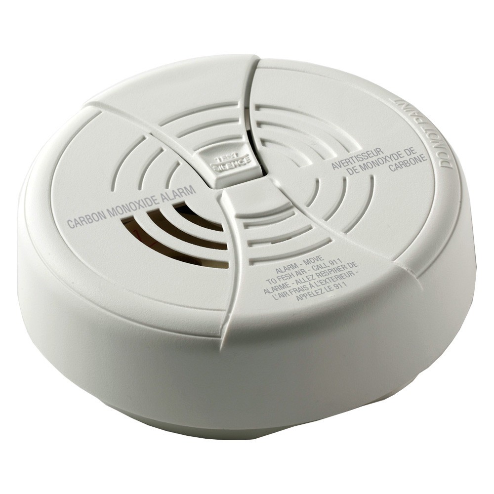 BRK Battery White Surface Mount CO Alarm w 9V Battery