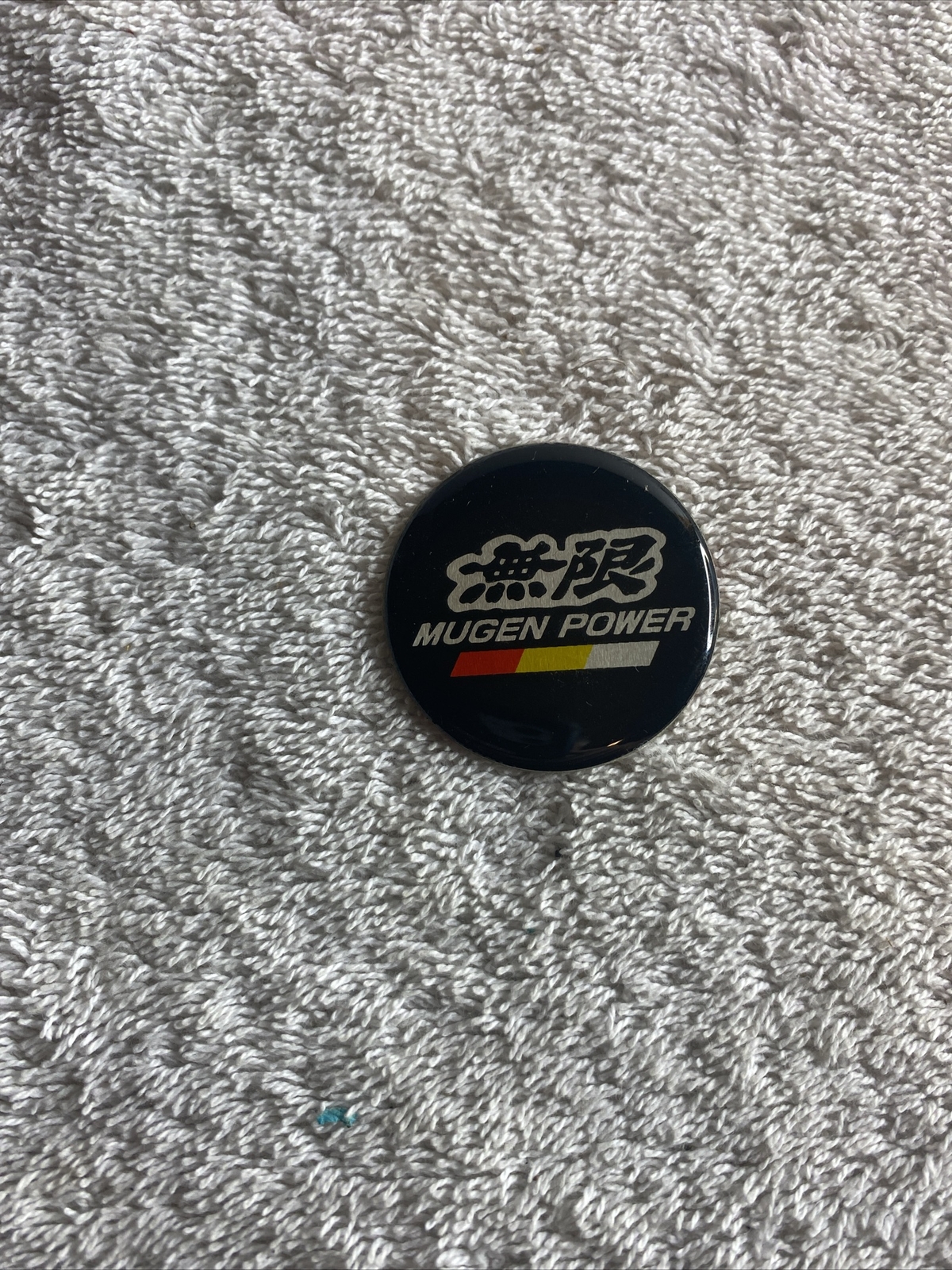 Mugen Power Enamel Round Shift Knob Sticker