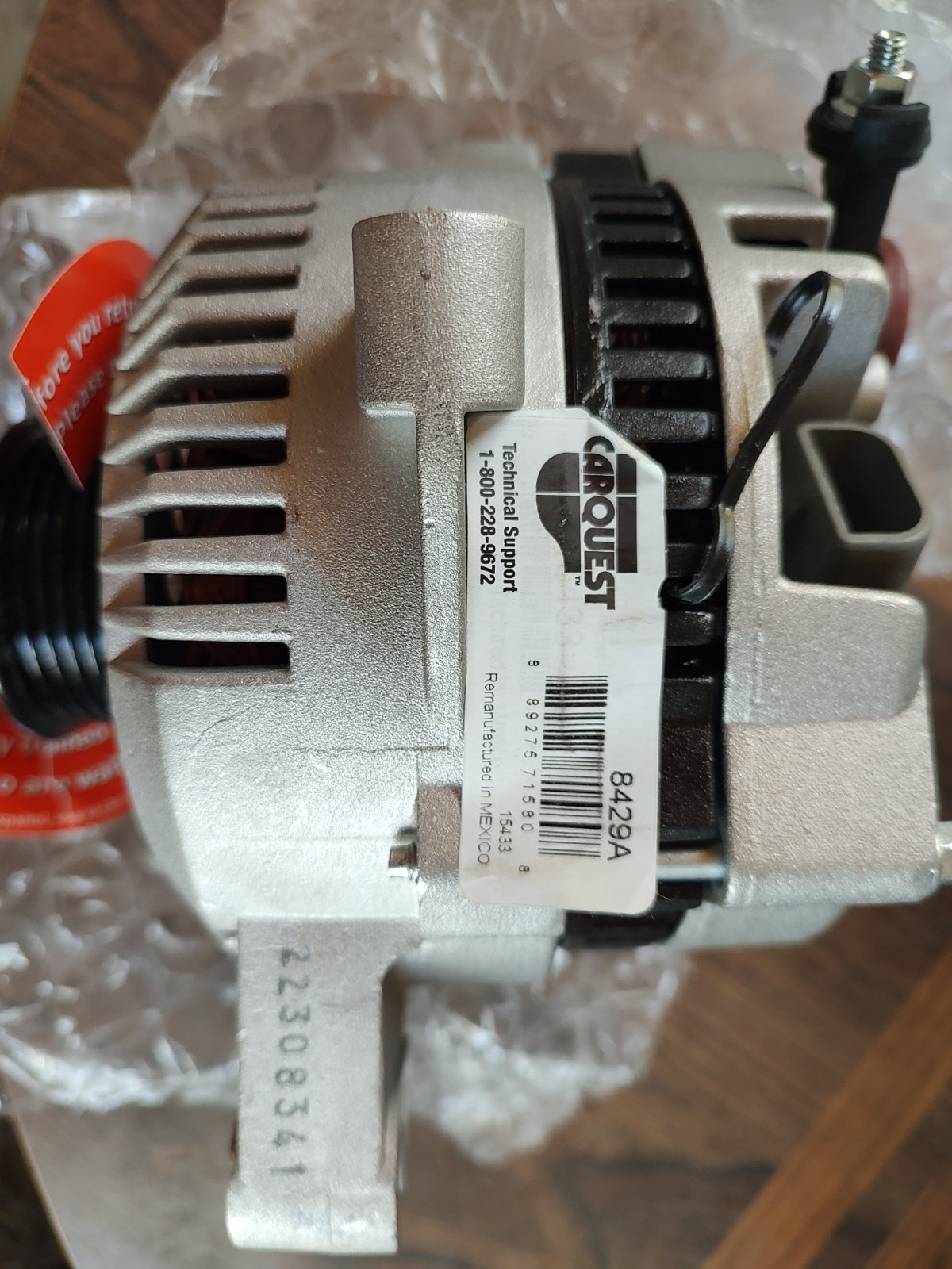 CARQUEST Electrical 8429A - Alternator Ford CARQUEST Electrical 8429A - Alternator Ford