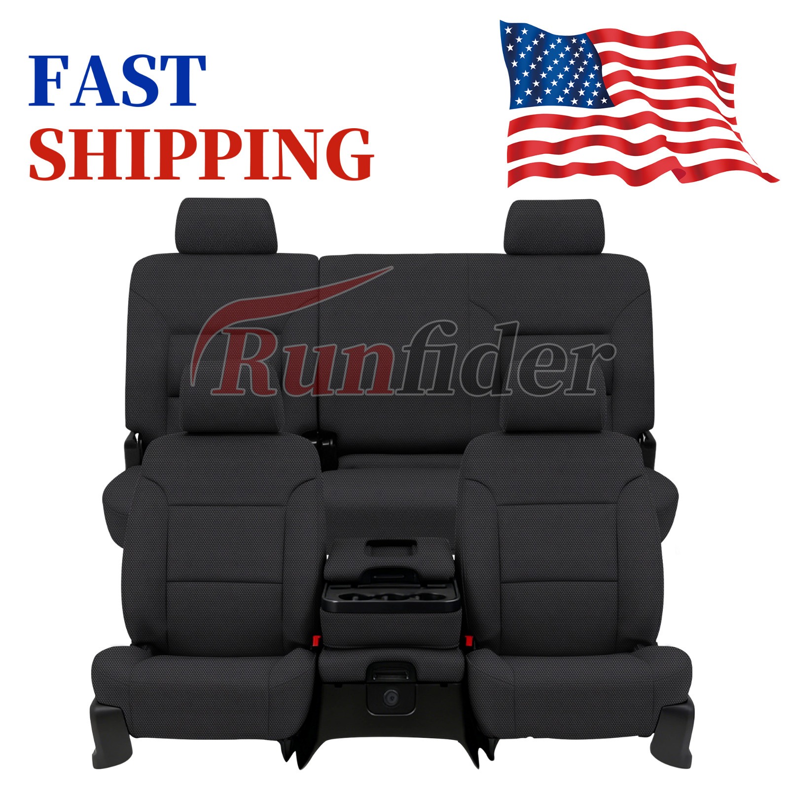 Full Set Seat Covers for Chevrolet Silverado & GMC Sierra 1500 2014-2018 Full Set Seat Covers for Chevrolet Silverado & GMC Sierra 1500 2014-2018