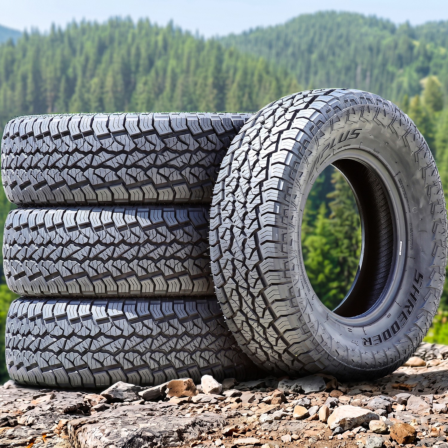 4 Aplus Shredder AT 215/70R16 100H All Terrain Tires 50k Mi Warranty UTQG 660AA 4 Aplus Shredder AT 215/70R16 100H All Terrain Tires 50k Mi Warranty UTQG 660AA