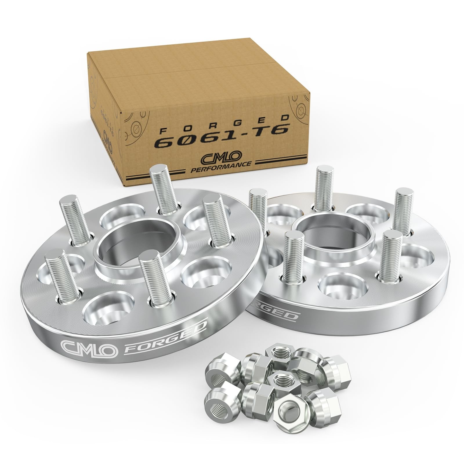 Customadeonly 5x114.3 to 5x112 Wheel 2pcs -20mm Thick, Anodized Silver Customadeonly 5x114.3 to 5x112 Wheel 2pcs -20mm Thick, Anodized Silver
